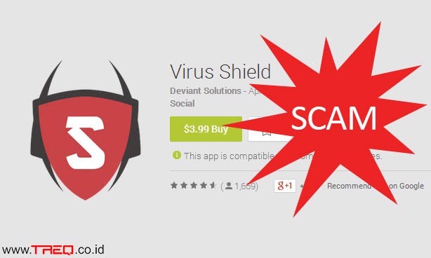 Virus Shield, Antivirus Palsu Di Android